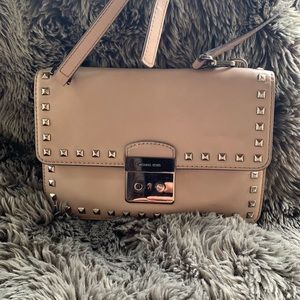 Michael Kors Gusset Sloan Stud Crossbody Purse